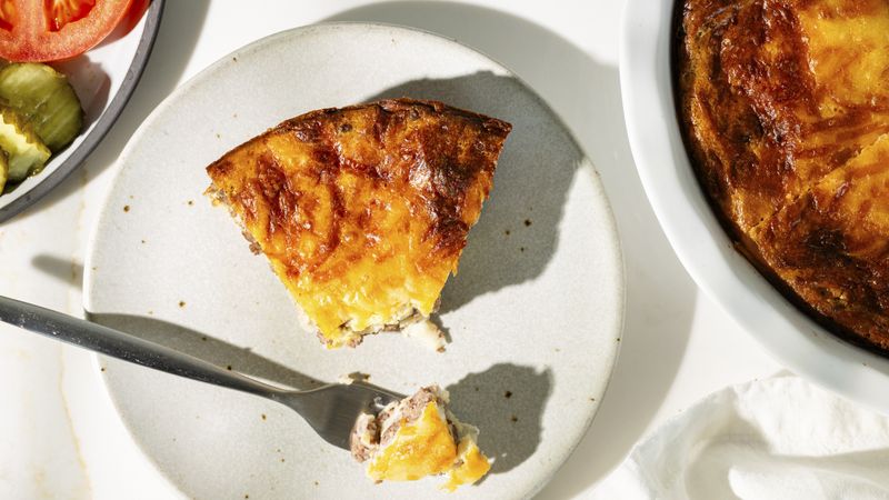 Impossibly Easy Bisquick Cheeseburger Pie for Busy Nights